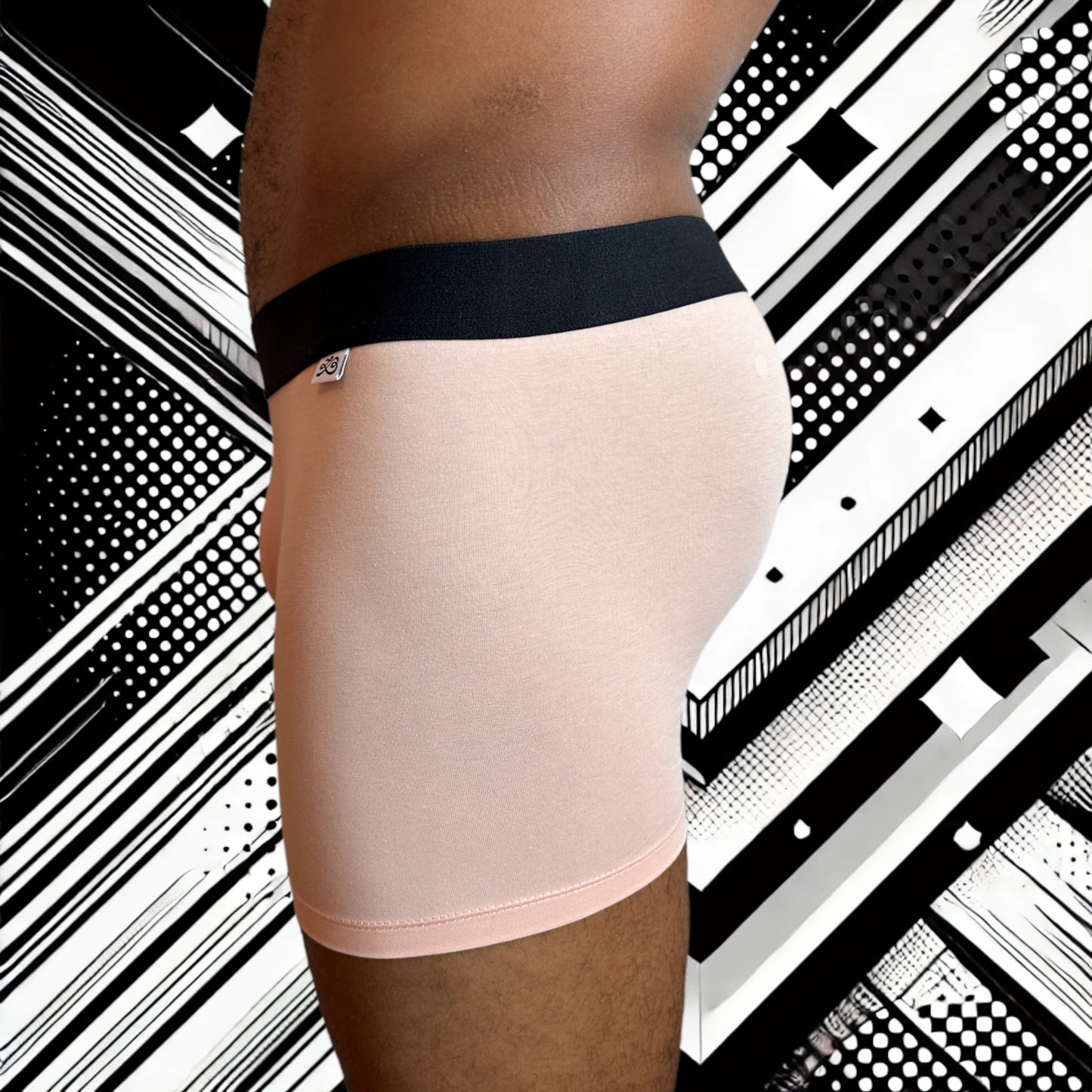 -Men’s Cotton Boxer - Salmon Pink| Comfortable and Breathable Underwear