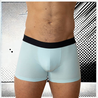 Men’s Cotton Boxer Shorts - Pastel Blue | Comfortable and Breathable Underwear