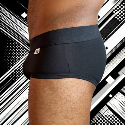 Slip Homme en Coton - Noir : Confort et Légèreté au Quotidien