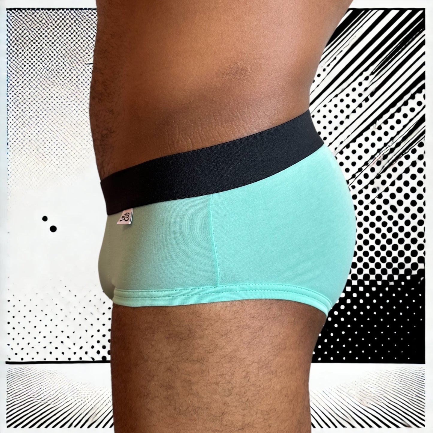 Men's Cotton Briefs - Electric Green: Daily Comfort & Lightness