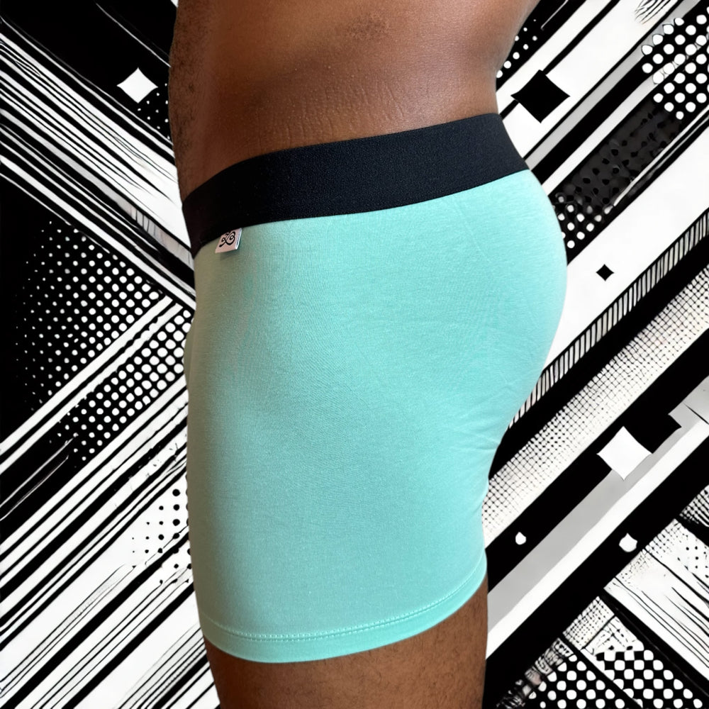 
                  
                    Boxer homme Le Beau Tom — vert confort, marque française, design lyonnais, fabrication portugal
                  
                