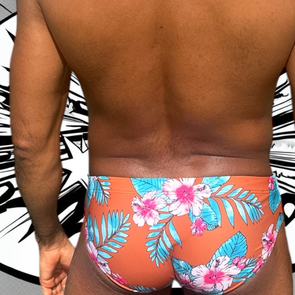 
                  
                    Vue de dos du maillot de bain de la marque Française Le Beau Tom, pour homme.
                  
                